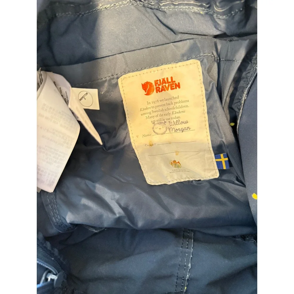 Fjallraven Kanken Mini Navy Blue Backpack 23561 Vinylon F Small Daypack